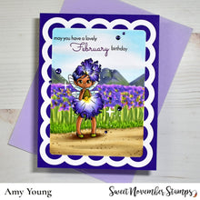 Load image into Gallery viewer, Clear Stamp Set - February Iris Fairy