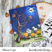 Load image into Gallery viewer, Clear Stamp Set - Background Builder: Spooky Tree