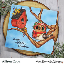 Load image into Gallery viewer, Digital Stamp - Cozy Fall Birds: Chadwick Chickadee