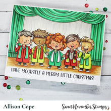Load image into Gallery viewer, Clear Stamp Set - Christmas Choir
