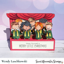 Load image into Gallery viewer, Clear Stamp Set - Christmas Choir