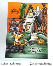 Load image into Gallery viewer, Clear Stamp Set - Front Porch Halloween Decor