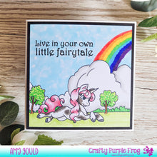 Load image into Gallery viewer, Clear Stamp Set - Fairytale Unicorns 4x6