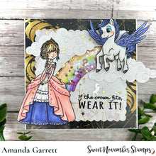 Load image into Gallery viewer, Clear Stamp Set - Fairytale Unicorns 4x6