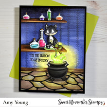 Load image into Gallery viewer, Clear Stamp Set - Midnight's Halloween Adventures #3