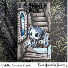 Load image into Gallery viewer, Digital Stamp - Background Builder: Haunted Staircase