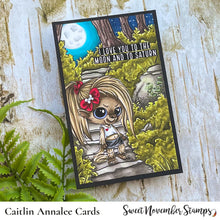 Load image into Gallery viewer, Digital Stamp - Background Builder: Forest Staircase