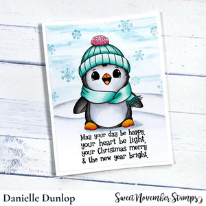 Digital Stamp - Cozy Critters: Percy Penguin