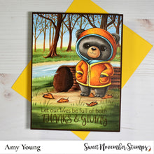 Load image into Gallery viewer, Digital Stamp - Cozy Fall Critters: Beckett Bear