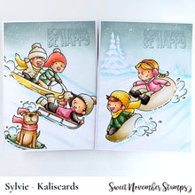 Load image into Gallery viewer, Clear Stamp Set - Downhill Dashers