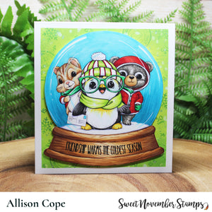 Digital Stamp - Cozy Critters: Percy Penguin