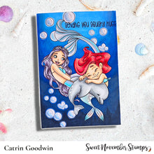 Load image into Gallery viewer, Digital Stamp - Dolphin Hugs