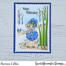 Load image into Gallery viewer, Clear Stamp Set - February Iris Fairy