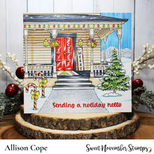 Load image into Gallery viewer, Clear Stamp Set - Front Porch Christmas Decor