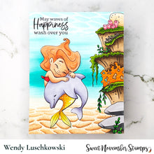 Load image into Gallery viewer, Digital Stamp - Dolphin Hugs