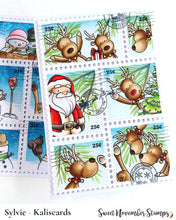 Load image into Gallery viewer, Clear Stamp Set - Postage Pals: Santa and Reindeer