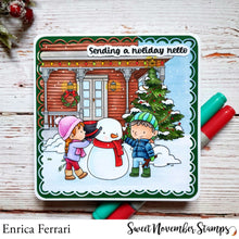 Load image into Gallery viewer, Clear Stamp Set - Front Porch Christmas Decor