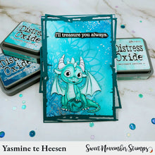 Load image into Gallery viewer, Clear Stamp Set - December Turquoise Dragon