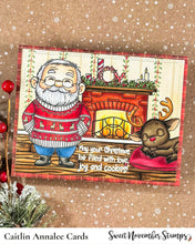 Load image into Gallery viewer, Clear Stamp Set - Off Duty Santa and Reindeer