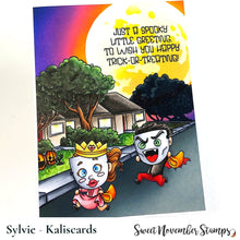 Load image into Gallery viewer, Clear Stamp Set - Background Builder: Halloween Neighborhood