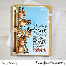 Load image into Gallery viewer, Digital Stamp - No Peeking: Reindeer
