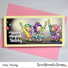 Load image into Gallery viewer, Clear Stamp Set - Fairwee Happy Birthday