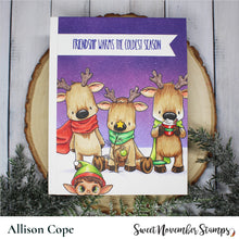 Load image into Gallery viewer, Clear Stamp Set - Winter Wishes Reindeer