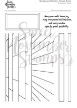 Load image into Gallery viewer, Clear Stamp Set - Background Builder: Simple Room