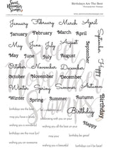Load image into Gallery viewer, Clear Stamp Set - Birthdays Are the Best