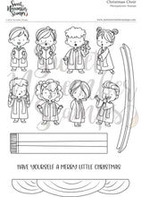 Load image into Gallery viewer, Clear Stamp Set - Christmas Choir