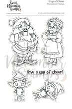 Load image into Gallery viewer, Clear Stamp Set - Cup of Cheer