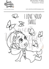 Load image into Gallery viewer, Clear Stamp Set - Flutterbee Tullia