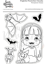 Load image into Gallery viewer, Clear Stamp Set - Frightful Flutterbee Claudia