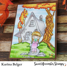 Load image into Gallery viewer, Clear Stamp Set - Background Builder: Autumn Cottages
