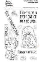 Load image into Gallery viewer, Clear Stamp Set - Kitty Cuddles - Sully