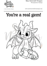 Load image into Gallery viewer, Clear Stamp Set - May Emerald Dragon