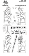 Load image into Gallery viewer, Clear Stamp Set - Meet Cute