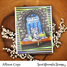 Load image into Gallery viewer, Clear Stamp Set - Midnight's Halloween Adventures #3