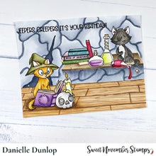 Load image into Gallery viewer, Clear Stamp Set - Midnight's Halloween Adventures #3