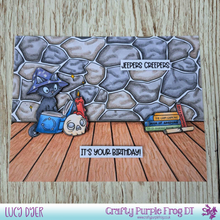 Load image into Gallery viewer, Clear Stamp Set - Midnight's Halloween Adventures #3