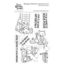 Load image into Gallery viewer, Clear Stamp Set - Midnight's Halloween Adventures #3