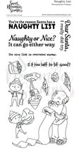 Load image into Gallery viewer, Clear Stamp Set - Naughty List