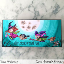Load image into Gallery viewer, Digital Stamp - Witchee: Night Rider Eunice and Skid