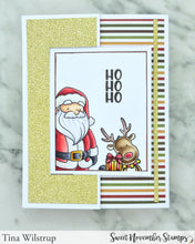 Load image into Gallery viewer, Clear Stamp Set - Postage Pals: Santa and Reindeer