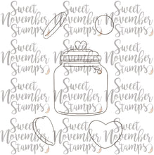 Load image into Gallery viewer, Digital Stamp - Valentine Cookies: Cookie Jar Set