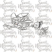 Load image into Gallery viewer, Digital Stamp - Witchee: Night Rider Edith and Tumble