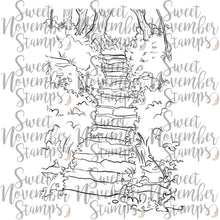 Load image into Gallery viewer, Digital Stamp - Background Builder: Forest Staircase