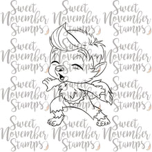 Load image into Gallery viewer, Digital Stamp - Li'l Wolfy Sweet