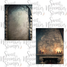 Load image into Gallery viewer, Digital Stamp - Haunted Manor Portraits: Digital Background Papers