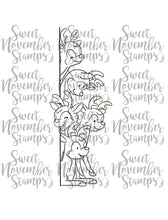 Load image into Gallery viewer, Digital Stamp - No Peeking: Reindeer